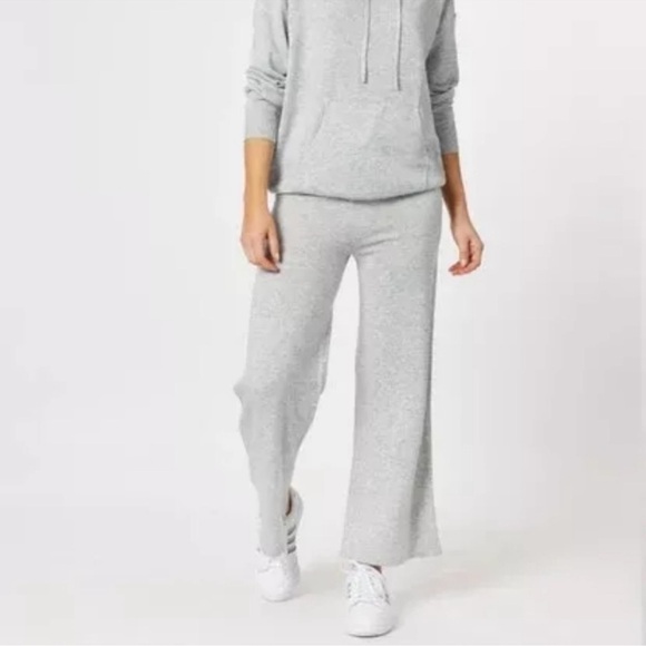 NIP Member's Mark Gray Cashmere Blend Wide Leg Lounge Pants Size XXL - Picture 2 of 9